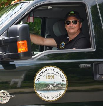 Rockport’s Public Works director Mike Young. (Photo by Lynda Clancy)