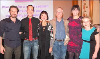 Adam Wade McLaughlin, Josh Gerritsen, Tess Gerritsen, Jaqcob Gerritsen, Mariah Klapatch and Elaine Landry (Photos by Chris Wolf)