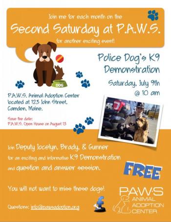 K9 Demonstration at P.A.W.S. 