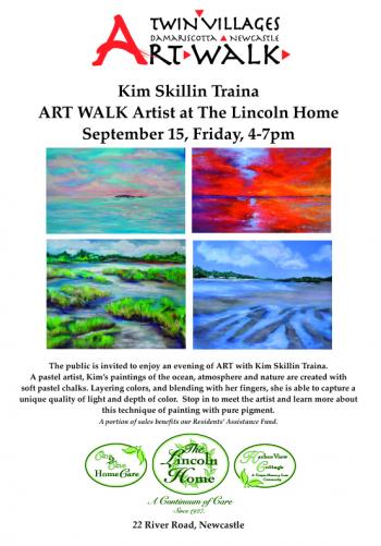 The Lincoln Home ARTWALK Artist Kim Traina Sept 15 4-7pm