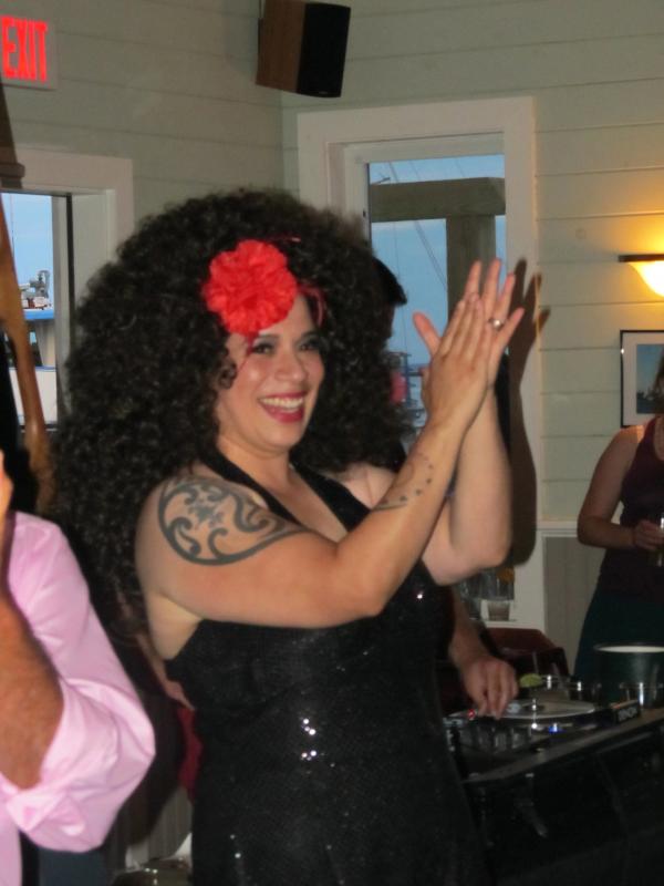 Organizer Julia McClure,owner of Sweets and Meats drag show, rockland, the pearl
