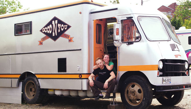 Good 'n' You's food truck food truck, Belfast