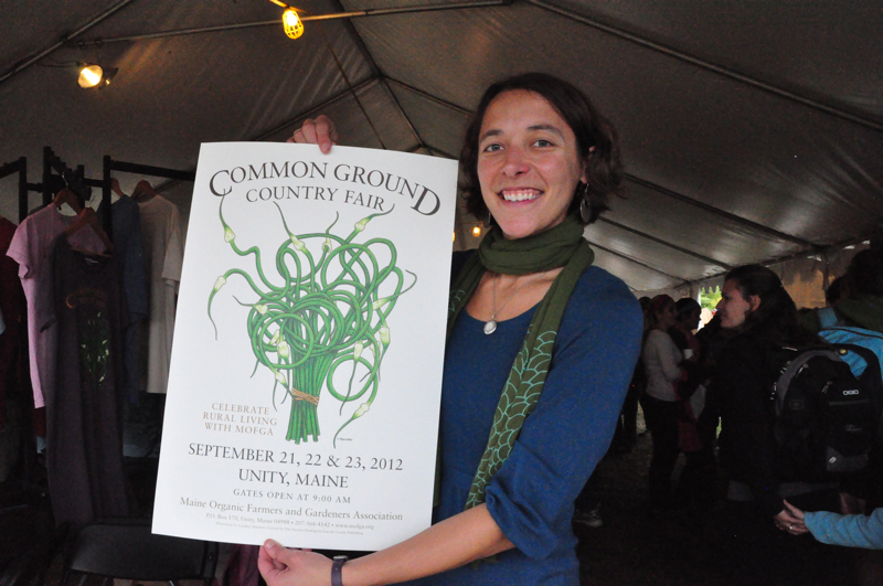 Lyndsey Marston, winning artist of this year's Common Ground poster design competition.