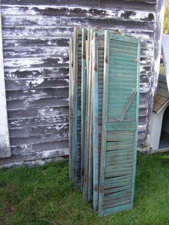 Wood shutters (Harpswell)
