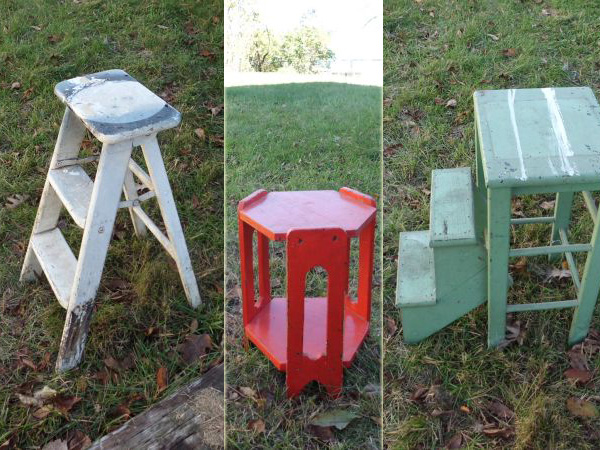 3 Vintage Wooden Pieces (East Baldwin)