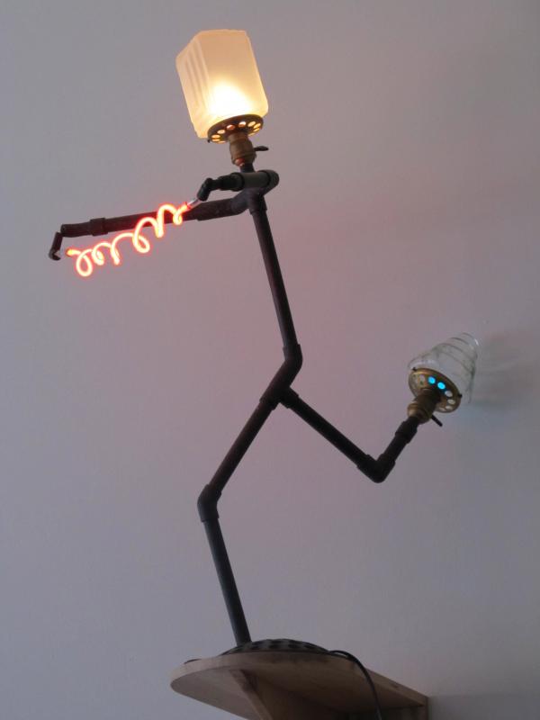 Whimsical sculptures by Phildelphia artist Harry Anderson Fog Bar & Cafe, Rockland, new restaurant