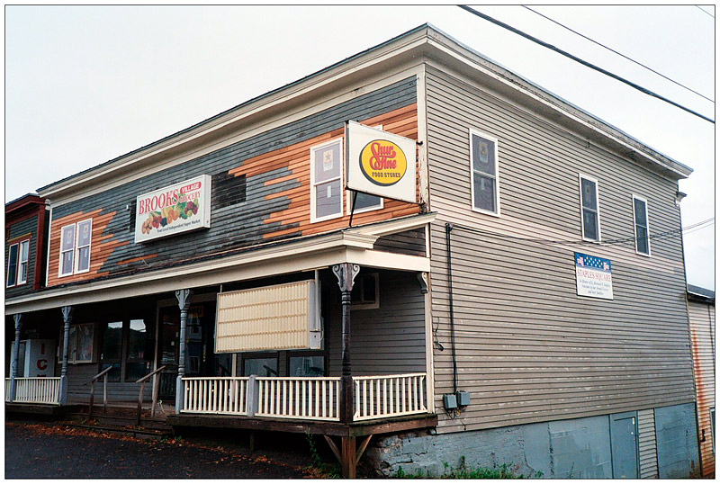 BROOKS – Home to a succession of grocery stores and closed since July 2011, this building recently got new windows and other repairs and may reopen before long, according to Jay Elwell, who with his wife Eloise bought the property last year.