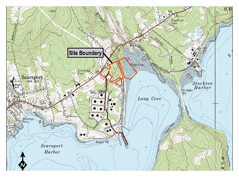 An overview of the location of the proposed LPG facility (Source: Application for site plan approval)