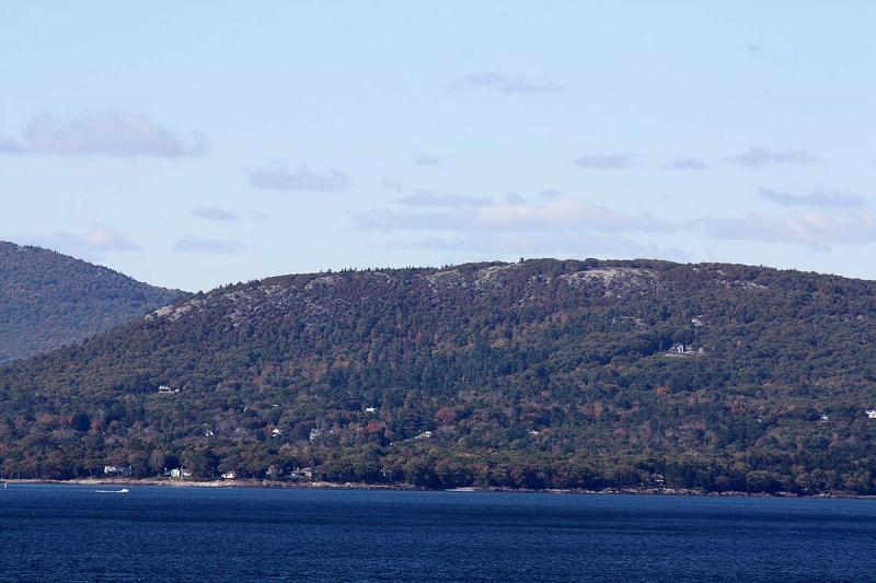 Radio communications for Saturday's mass casualty drill on Lasell Island were also set up atop Mt. Battie in Camden Hills State Park. (Photo by Holly S. Edwards)