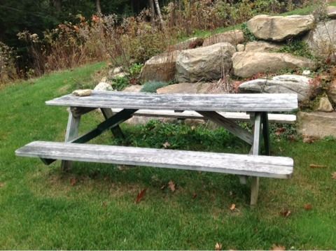 Picnic table (Topsham)