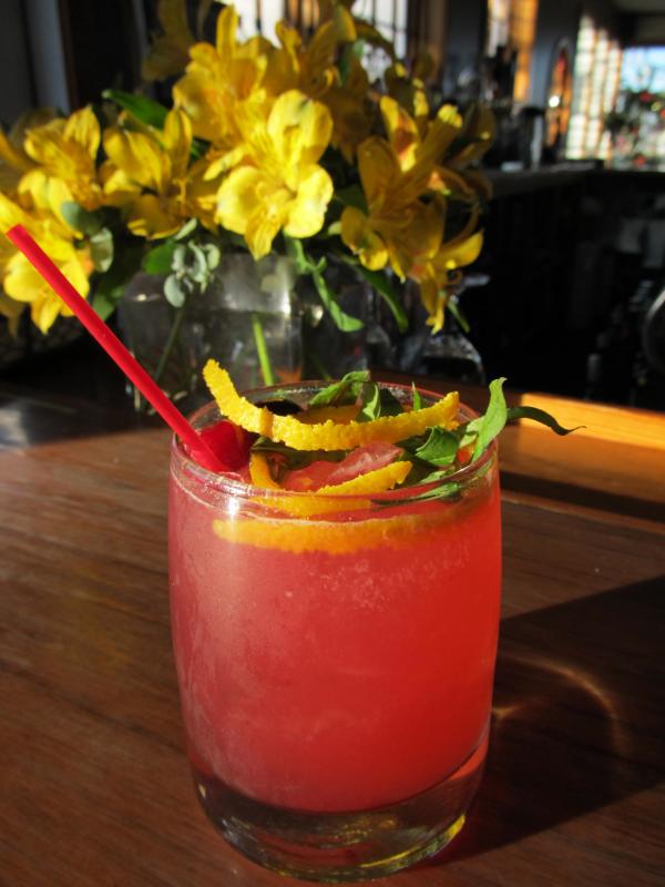 The Cranberry Compass Rose is refreshing and tart drink. (Photo by Kay Stephens)