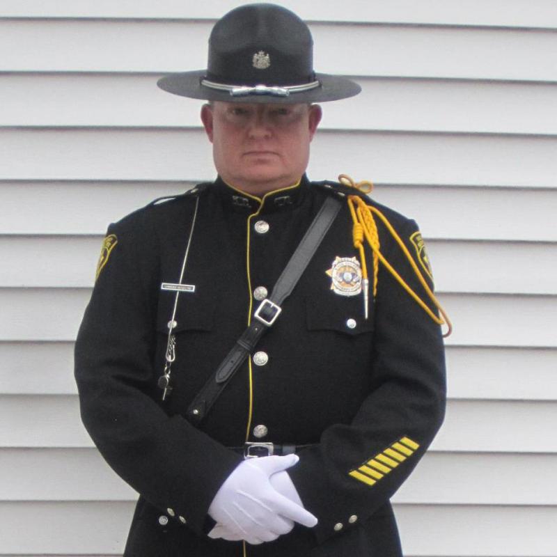 Knox County Sheriff's Deputy Larry Hesseltine.