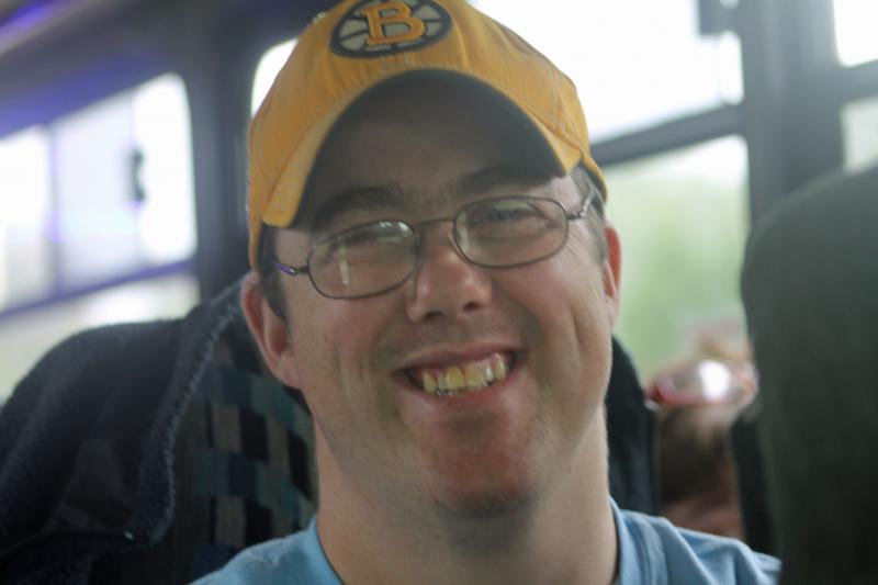 A participant in the 2012 Special Olympics Torch Ride. (Photo courtesy Larry Hesseltine)