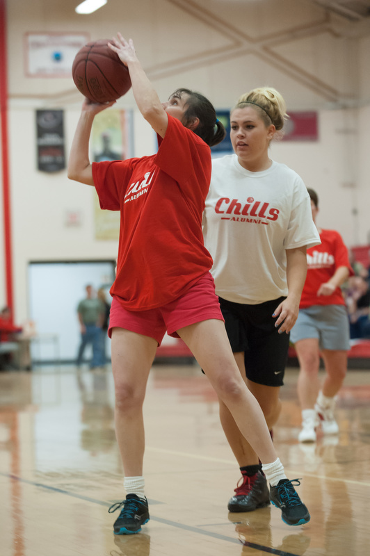 April Pease Berry and Sarah Steele. (Photo by Ron Hawkes)