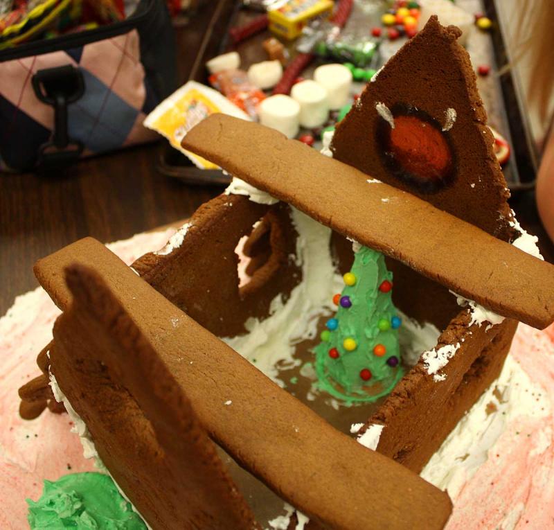 This house included a tableau inside. (Photo by Holly S. Edwards)