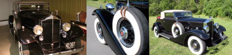 A 1933 Packard Roadster. (Photos coutesy of Owls Head Museum)