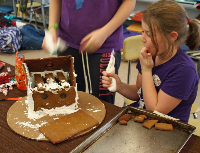 One of the fringe benefits of the being the baker means you get to taste things as you go. (Photo by Holly S. Edwards)