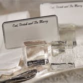 Ice business card holders are only a few of the details the Samoset Resort has done with ice scupltures in the past. Look for tables, chairs and stools of ice on Jan 18. (photo: the Samoset Resort)