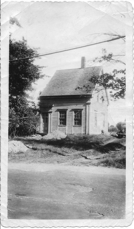 The Half House as its now called when Rhodes moved in with his family in 1946. (photo: Donald Rhodes)