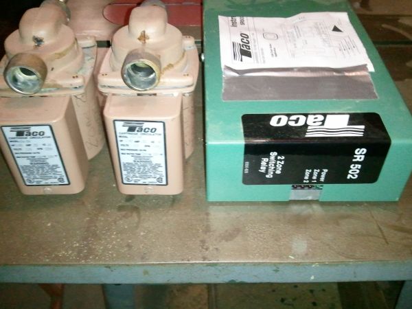 Taco 2 zone control & circulator pumps (Falmouth/Windham)