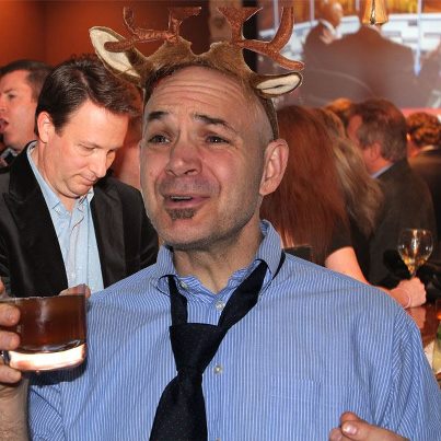 David Troup, director of "The Eight: Reindeer Monologues," and Comet (Photo source Facebook/Everyman Repertory Theatre)