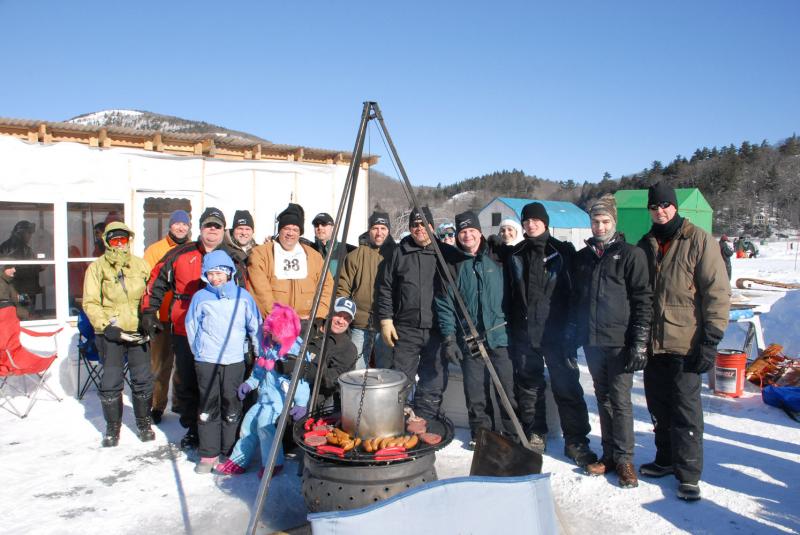Living large in Tobogganville. (Courtesy Snow Bowl/by Dave Ridley)