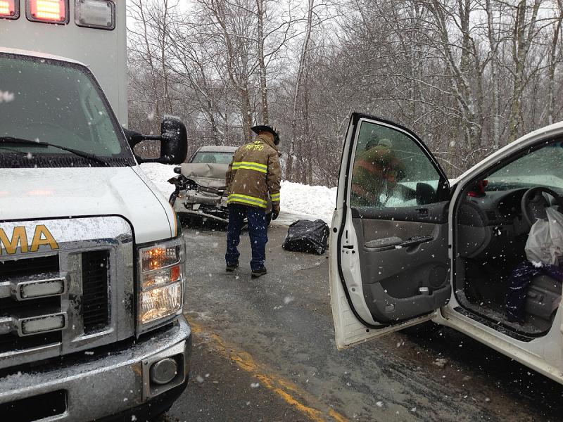 Air bags were deployed. (Photo by Lynda Clancy)