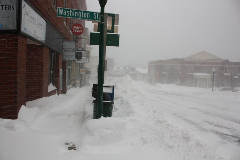 Looking down Elm Street in Camden. (Photo by Holly S. Edwards)