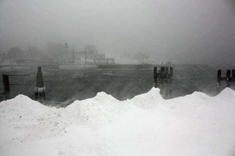 Looking across Camden Harbor Saturday afternoon. (Photo by Holly S. Edwards)