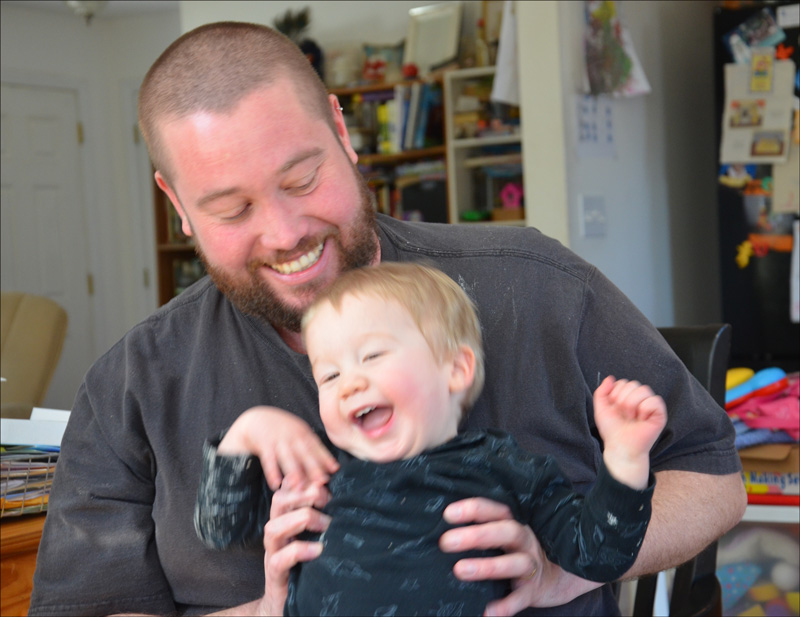 Ed and Jack O'Brien. (Photo by Lynda Clancy)