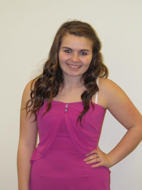 One of Mariah's choices. (Photo by Kay Stephens) Cinderella Project of Maine