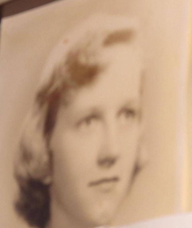 Betty Libby's photo on the wall. (Photo by Kay Stephens)