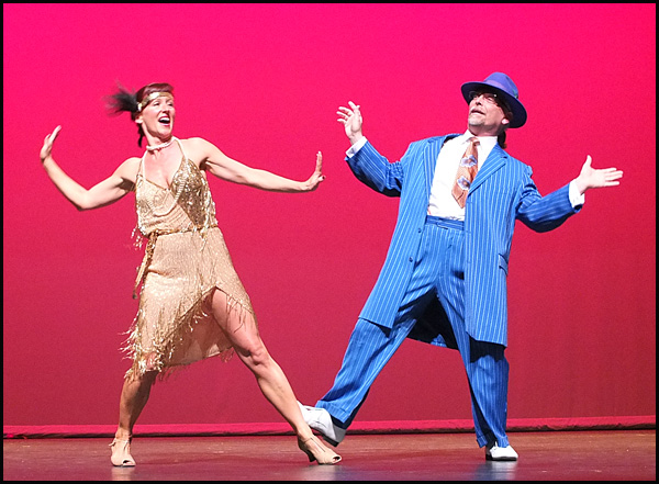 Norm Dalholt and Bonny Branch perform a quick-step Charleston/foxtrot/swing to 'I Wanna By Like You' by Andy Cooper. (Photo by Chris Wolf)