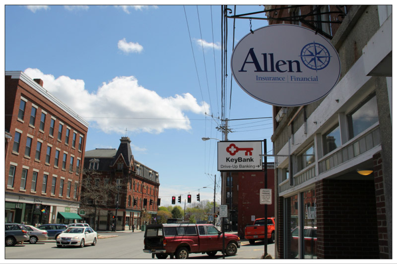 Allen Insurance and Financial opened a branch in Belfast in April, expanding from its base in Camden and Rockland. (Photo by Wes Sterrs)