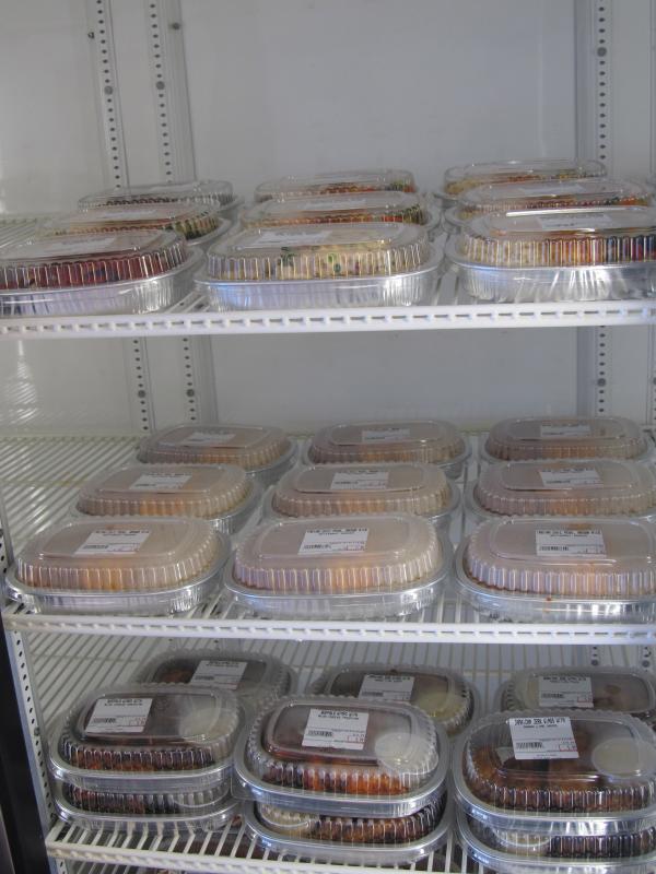 Take out selections. Photo by Kay Stephens