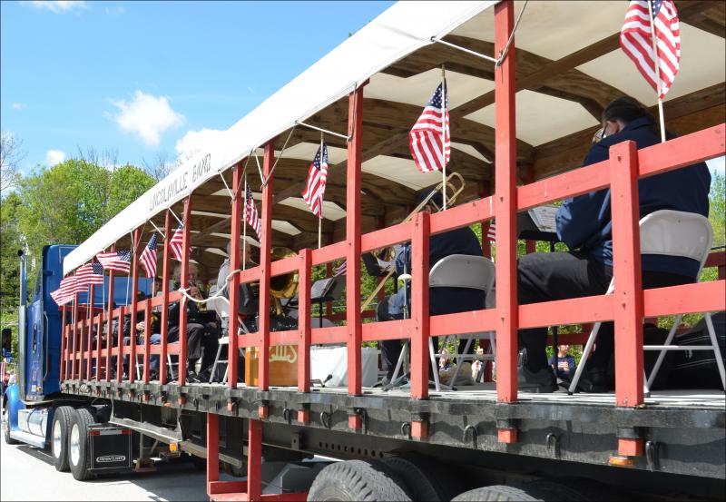 The Lincolnville Band came, too. (Photo by Lynda Clancy)