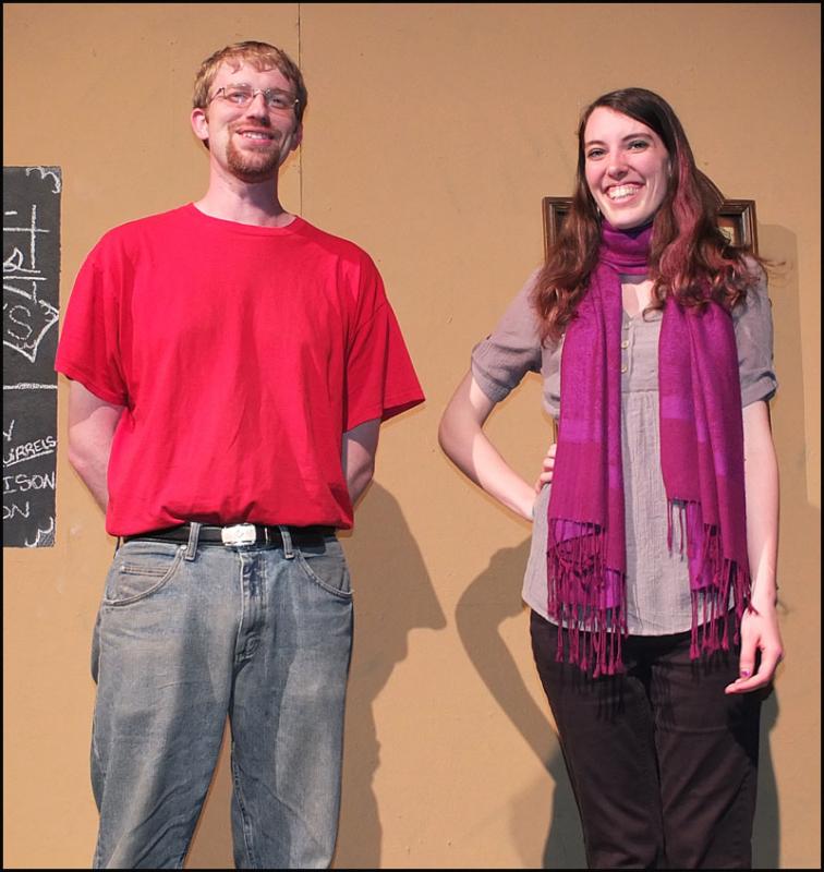 Tom Heath and Margaux DePue