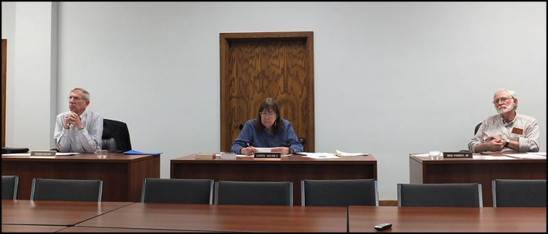 Knox County Commissioners Roger Moody (left), Carol Maines and Richard Parent, Jr. (Photos by Chris Wolf)