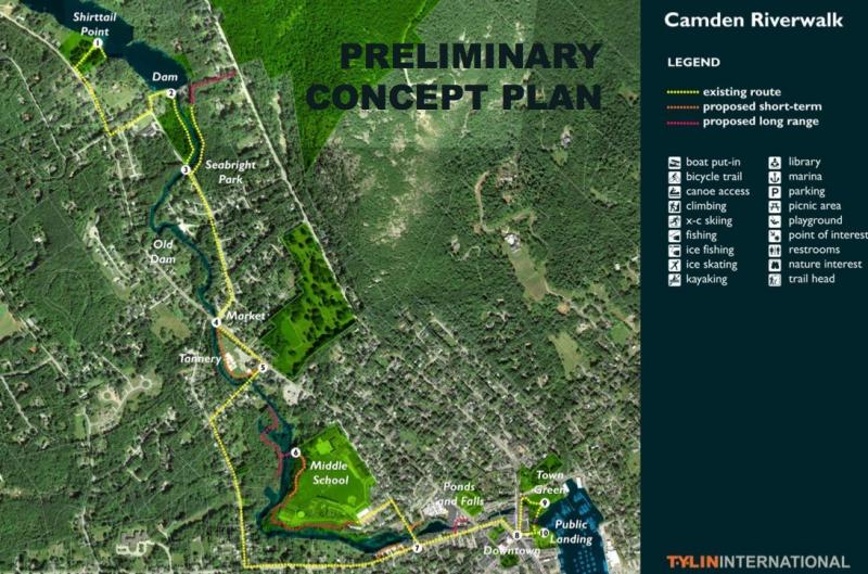 The draft Riverwalk design.