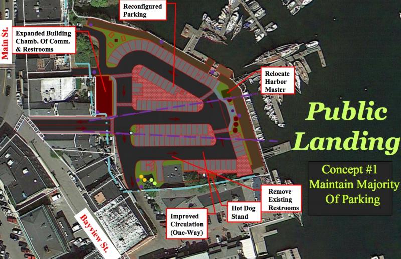 Concept 1 of a revamped Public Landing.