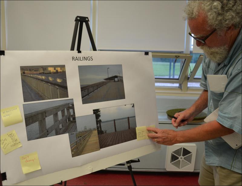 Are railings necessary at the Camden Public Landing? (Photo by Lynda Clancy)