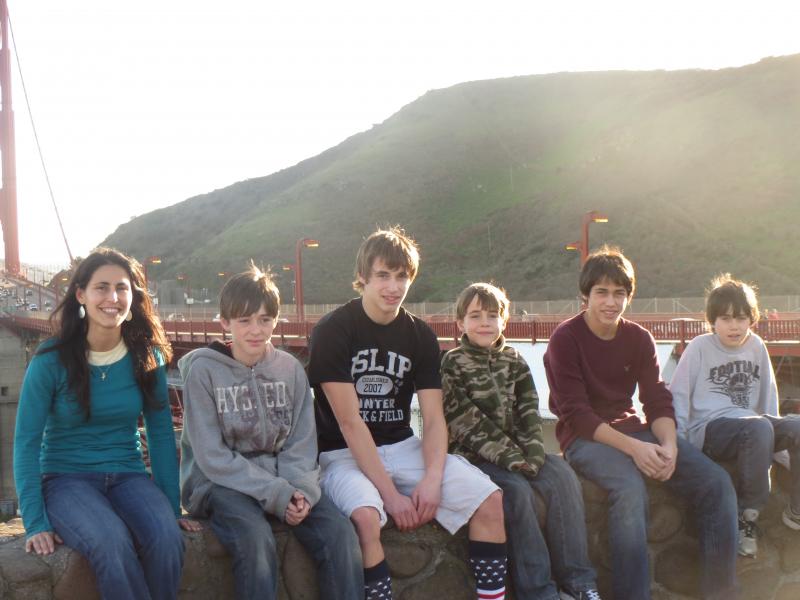 Mama's Boys include Vivienne Larmor and her five sons, Keagan,13, Marty,17, Brody, 9, Josiah, 15, and Eoin,11.