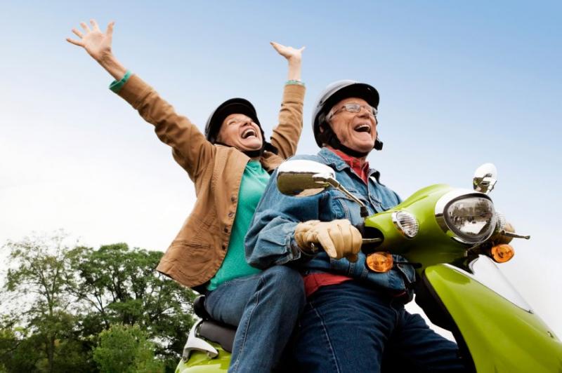 Who just wants to have fun? (Courtesy Midcoast Adventures Scooter and Bicycle Rentals)