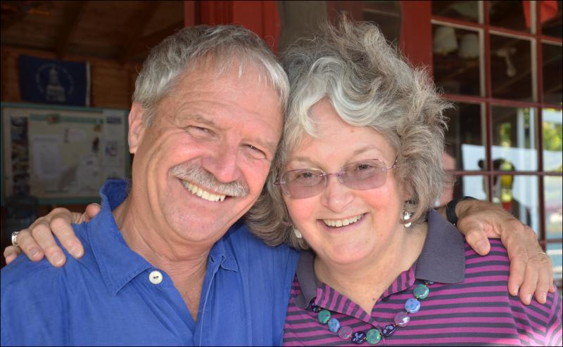 Tom and Nancy Ford, also happily retired! (Photo by Lynda Clancy)