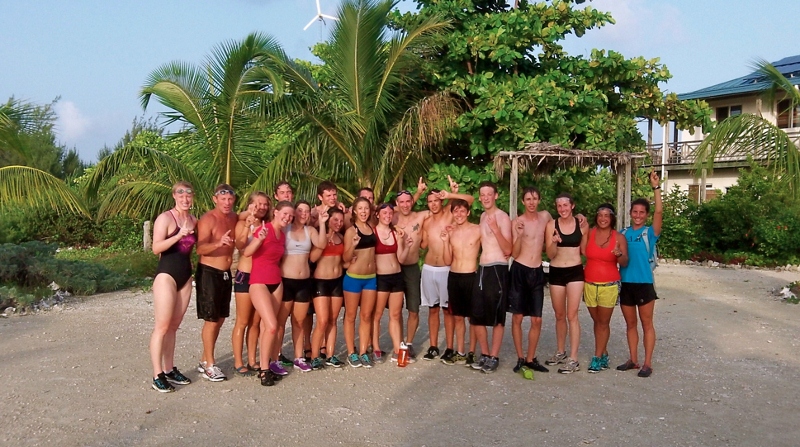 Students of Camden Hills Regional High School spent two weeks in August 2012 at the Island School in the Bahamas.