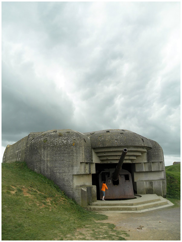 "Several bunkers harbored 150mm anti-aircraft cannon thrusting lazily towards the heavens." (Photo by Ari Snider)