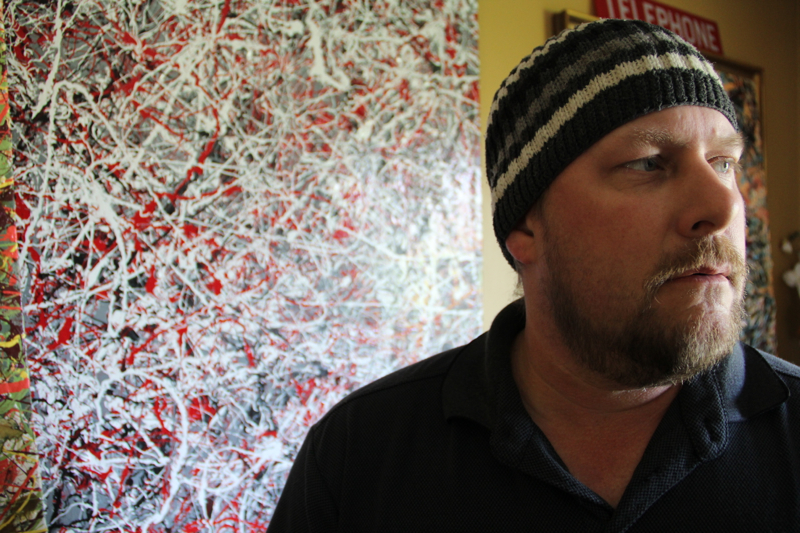 Artist Eric Leppanen (Photo by Wes Sterrs)