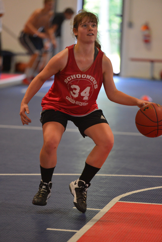 Half way through the session and look at the smile on Maddie Bowmans face. (Photo by Ron Hawkes)