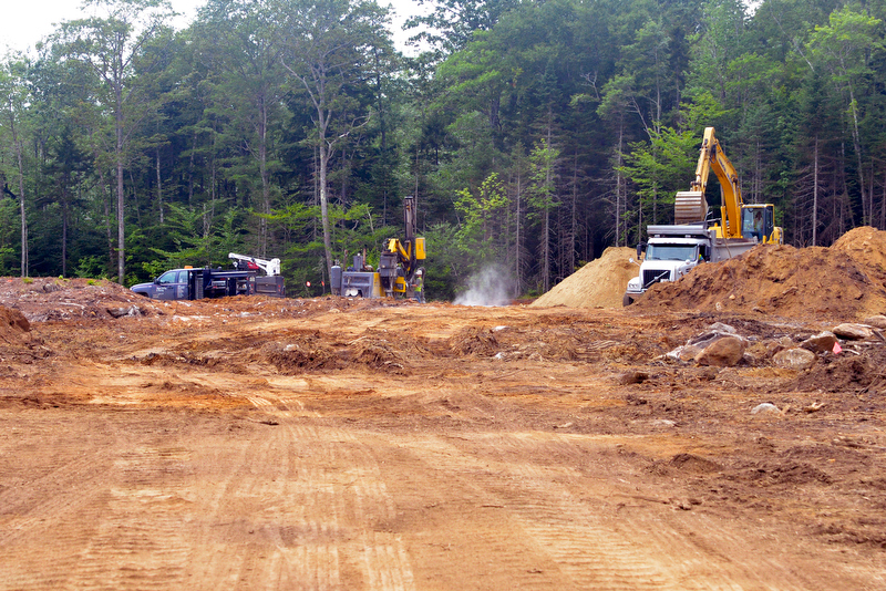 Construction is underway and the project is scheduled for a February 2014 completion date. (Photo by Ron Hawkes)