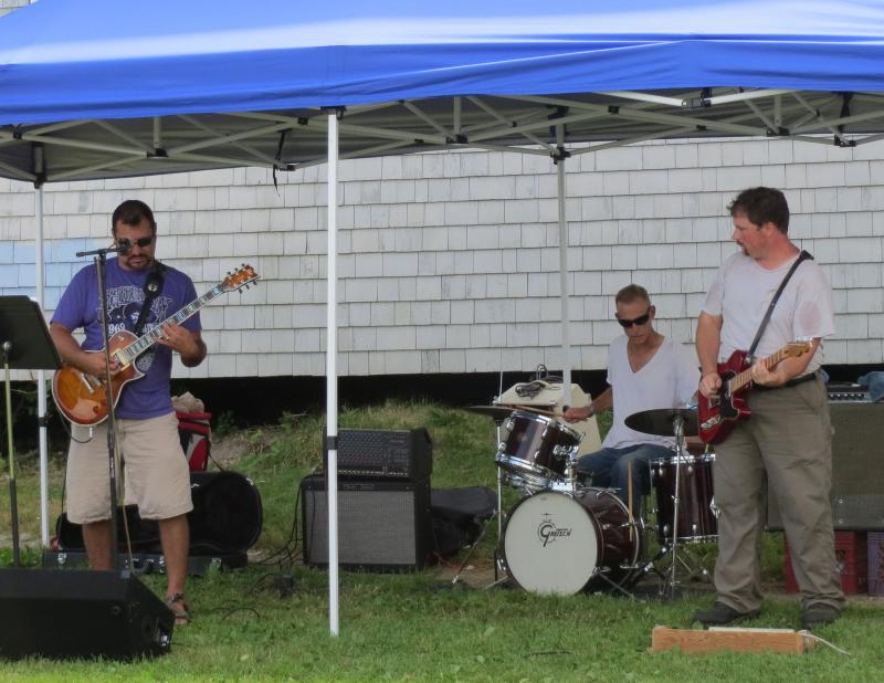 The Captain Obvious Band entertains at Arts in the Park in Beflast. (Photo by Erica Thoms)